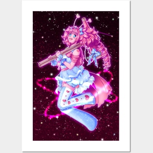 Magical Girl Electra the Alien Posters and Art